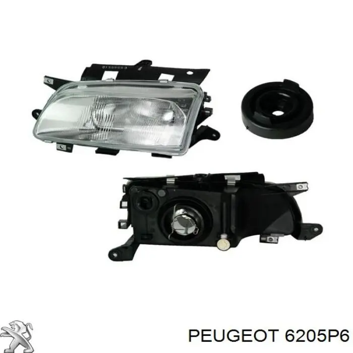 6205P6 Peugeot/Citroen фара права