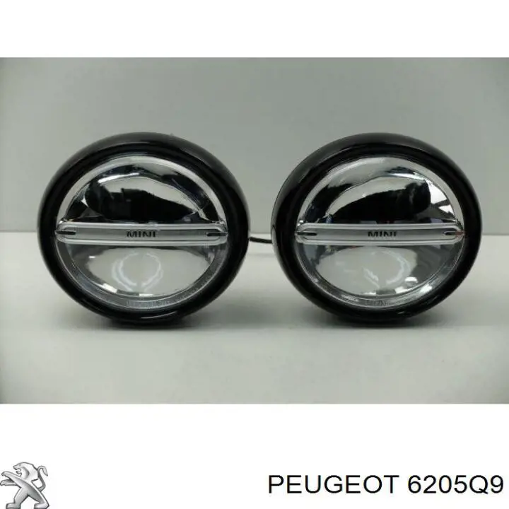 Фара протитуманна, права 6205Q9 Peugeot/Citroen