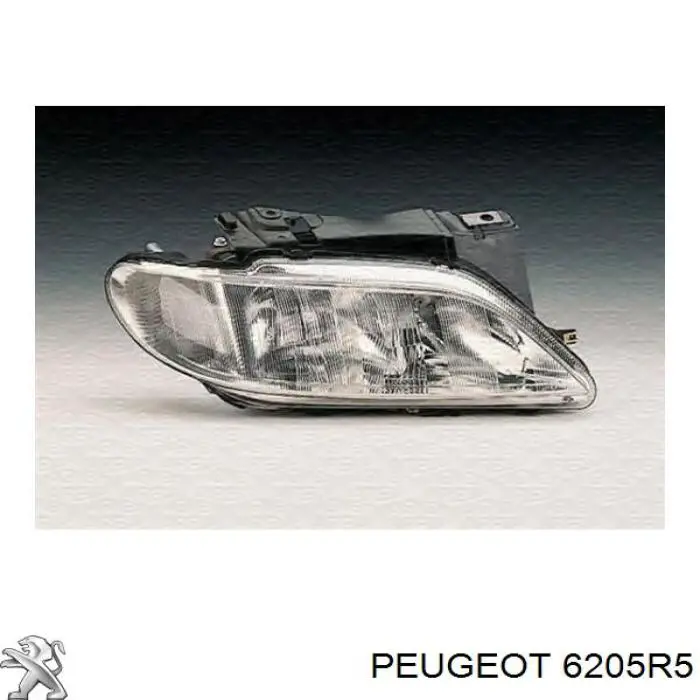 6205R5 Peugeot/Citroen фара права