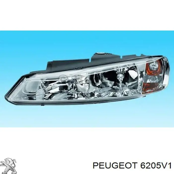 6205V1 Peugeot/Citroen фара права