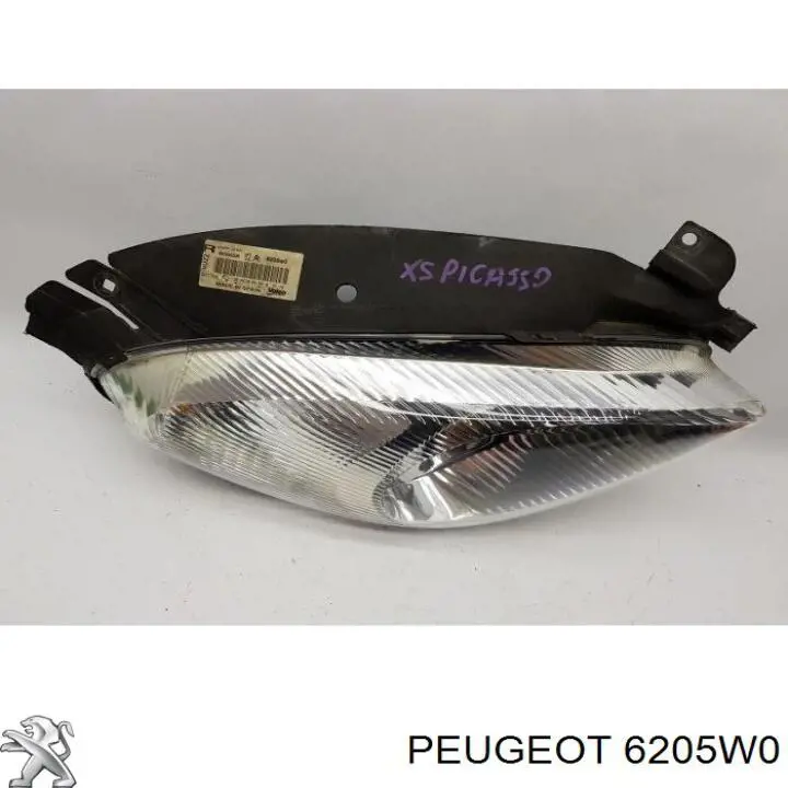 6205W0 Peugeot/Citroen фара права