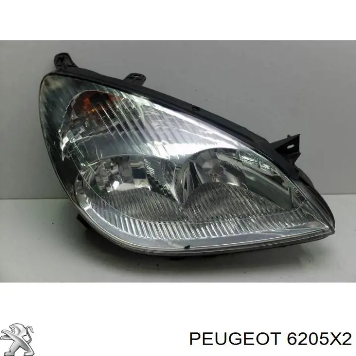 Купити 6205X2 Peugeot/Citroen Права блок фара