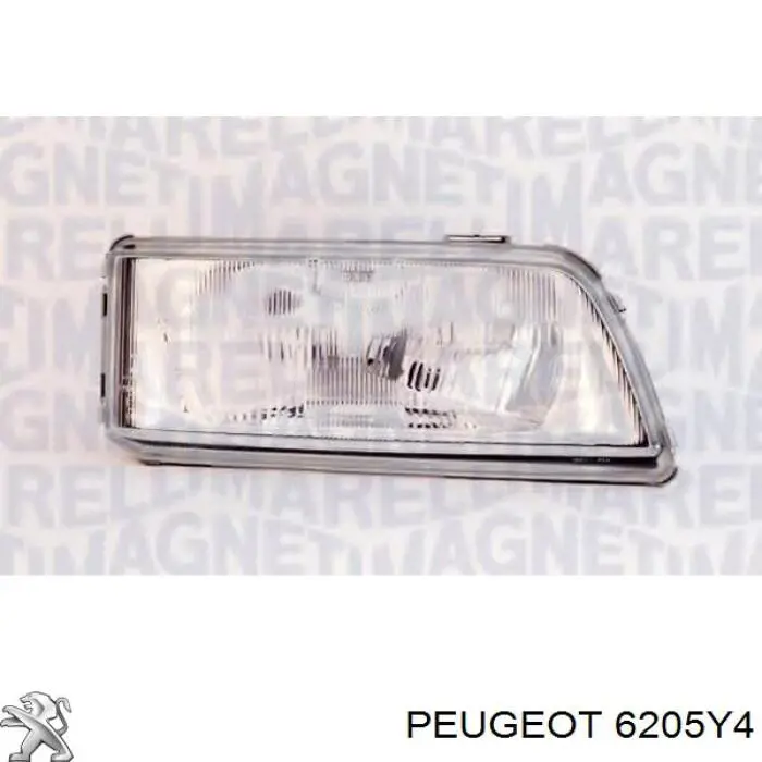 6205Y4 Peugeot/Citroen фара права