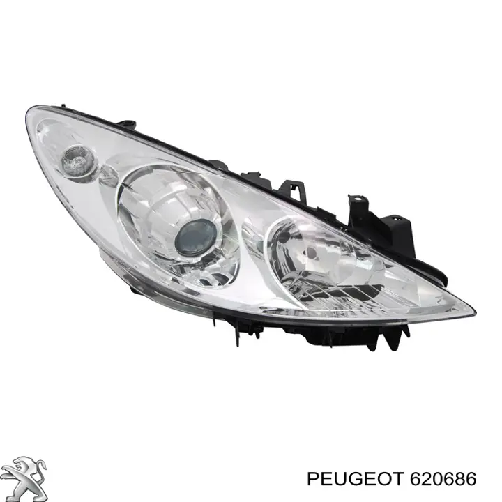 Купити 620686 Peugeot/Citroen Права блок фара