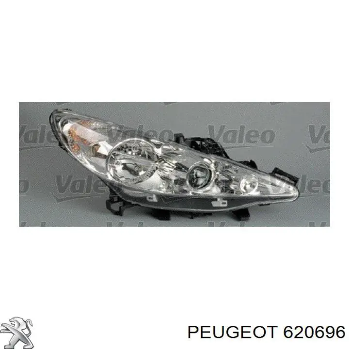 Основна фара - вставка Peugeot/Citroen 620696 ціна, від 70.76 USD