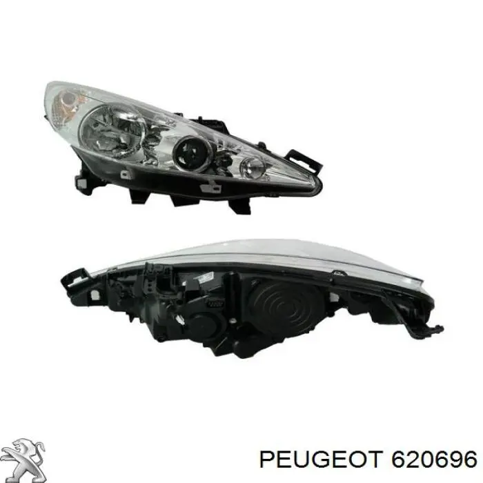 620696 Peugeot/Citroen Фара передня права
