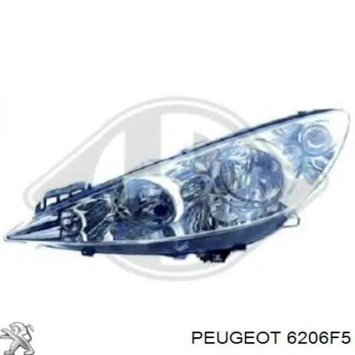 Основна фара - вставка Peugeot/Citroen 6206F5 ціна, від 138.90 USD
