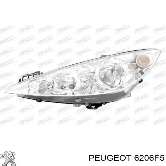 6206F5 Peugeot/Citroen фара права