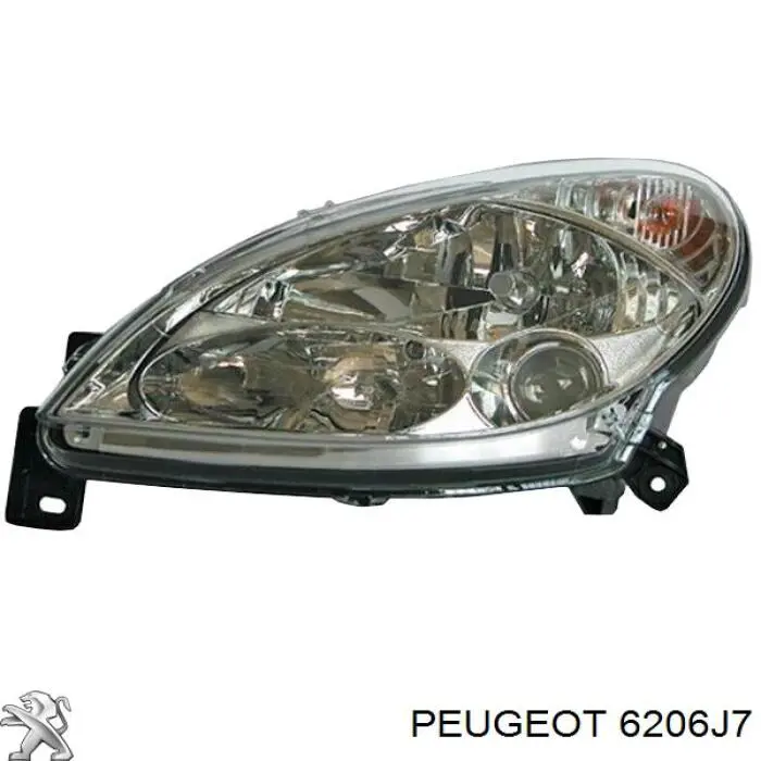 Купити 6206J7 Peugeot/Citroen Права блок фара