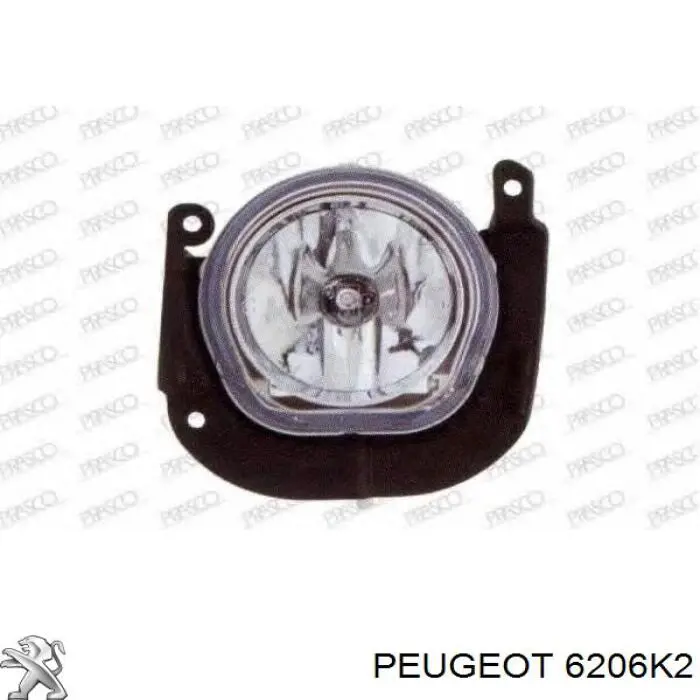 Туманка права Peugeot/Citroen 6206K2 ціна, від 31.95 USD