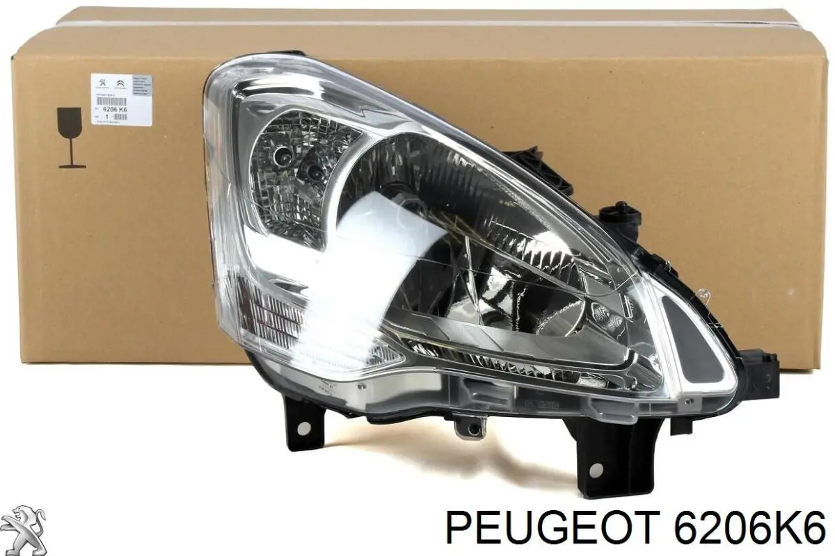 Фара правая Peugeot/Citroen 6206K6 ціна, від 131.18 USD