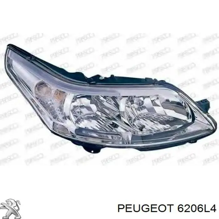 6206L4 Peugeot/Citroen фара права