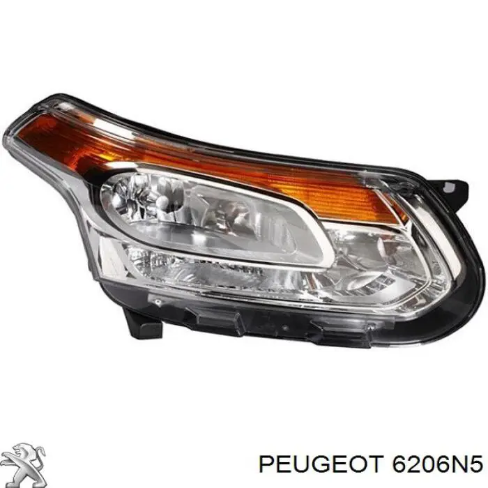 6206N5 Peugeot/Citroen Основна фара - вставка