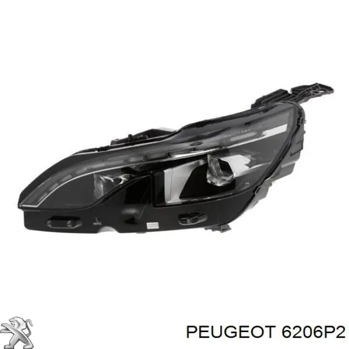 6206P2 Peugeot/Citroen Фара правая