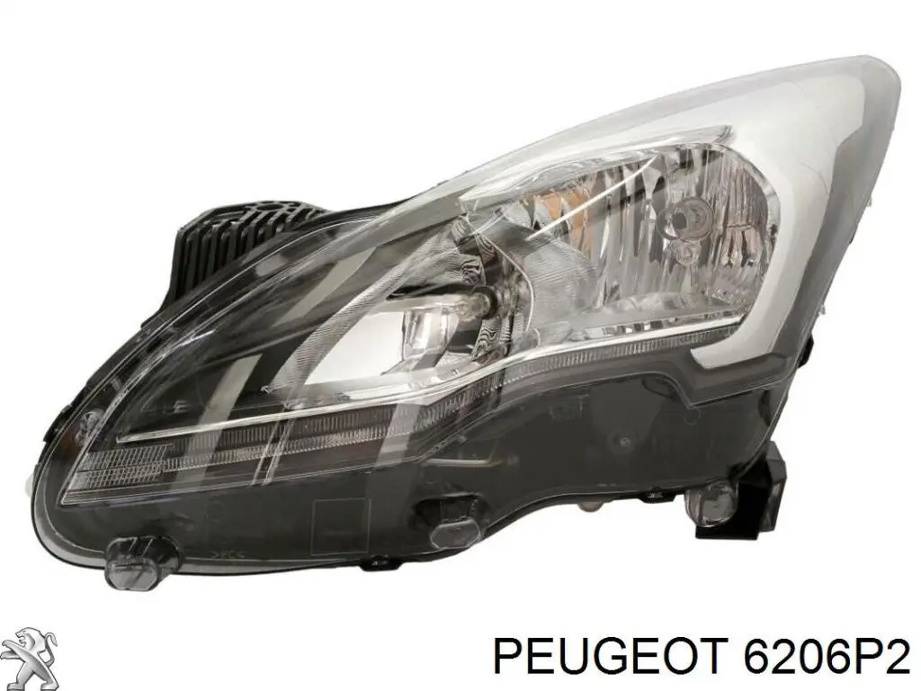 Фара передня права Peugeot/Citroen 6206P2 ціна, від 2592.91 USD