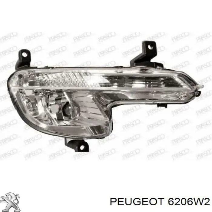 Купити 6206W2 Peugeot/Citroen Протитуманка права