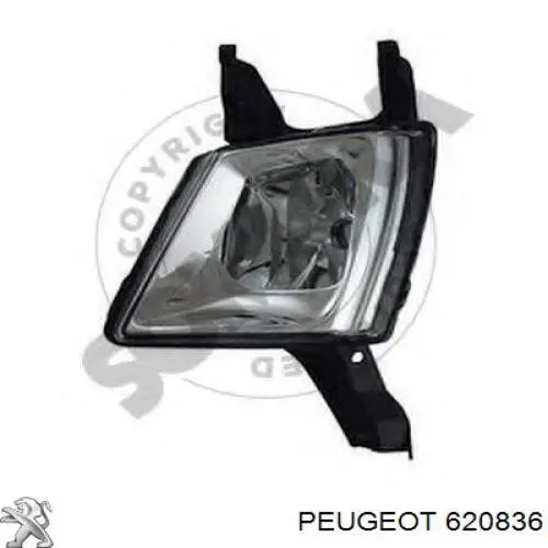 Купити 620836 Peugeot/Citroen Фара протитуманна, ліва