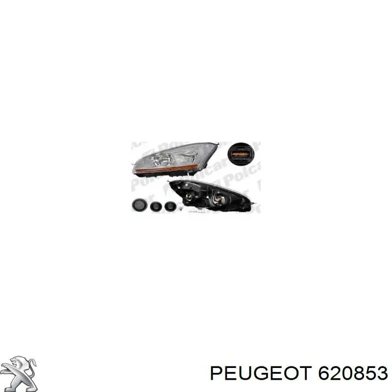 Купити 620853 Peugeot/Citroen Фара