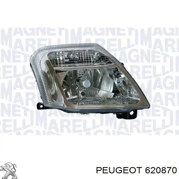 Фара ліва передня Peugeot/Citroen 620870 ціна, від 78.00 USD