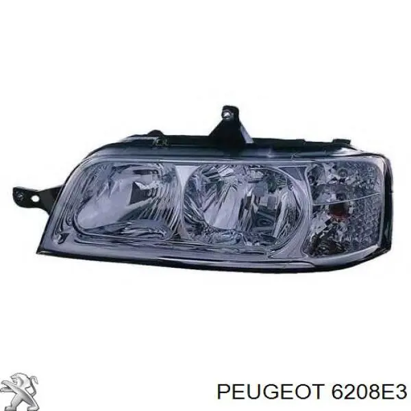 6208E3 Peugeot/Citroen фара ліва
