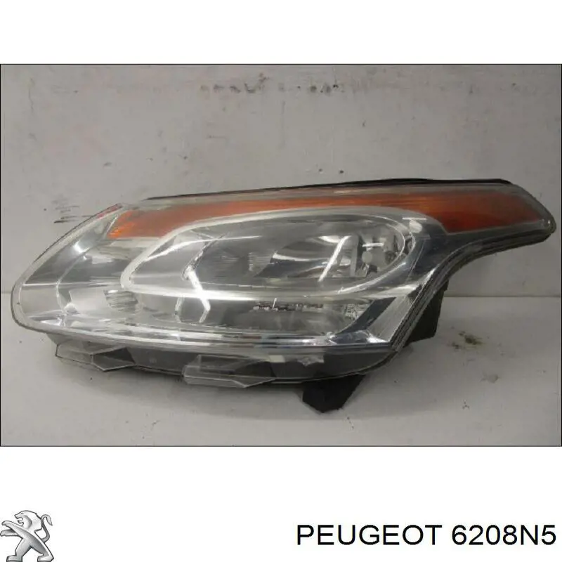 6208N5 Peugeot/Citroen фара ліва