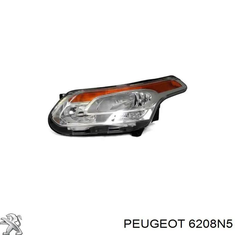 Фара ліва передня Peugeot/Citroen 6208N5 ціна, від 174.39 USD