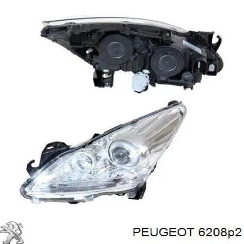 Фари Peugeot/Citroen 6208P2 ціна, від 2592.91 USD