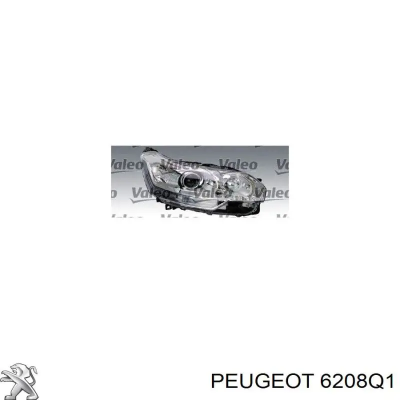 6208Q1 Peugeot/Citroen Фара дальнього світла в зборі
