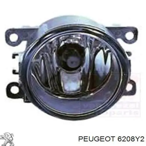 Фара протитуманна, ліва/права Peugeot/Citroen 6208Y2 ціна, від 21.58 USD