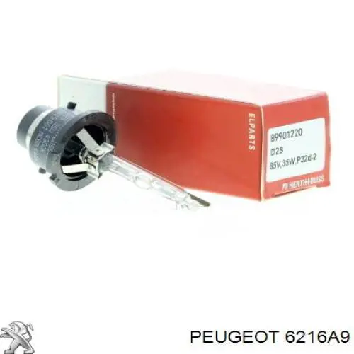 Биксенон Peugeot/Citroen 6216A9 ціна, від 26.84 USD