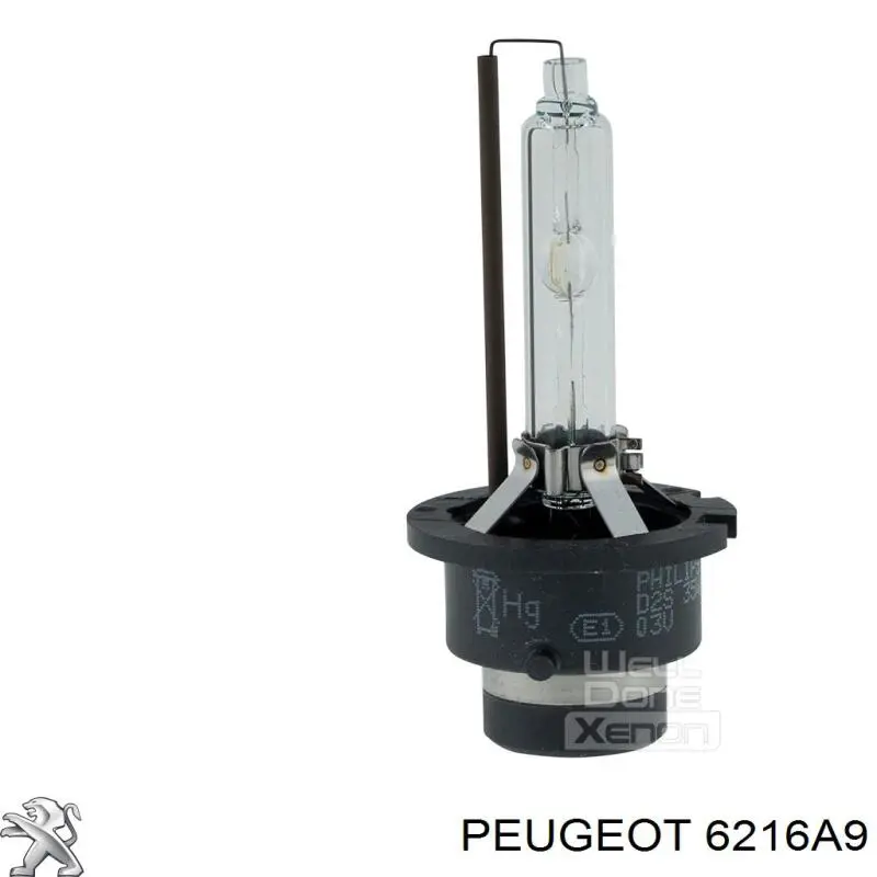 Купити 6216A9 Peugeot/Citroen Лампочка ксеноновая