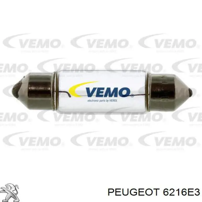 Купити 6216E3 Peugeot/Citroen Лампочка плафону освітлення салону/кабіни