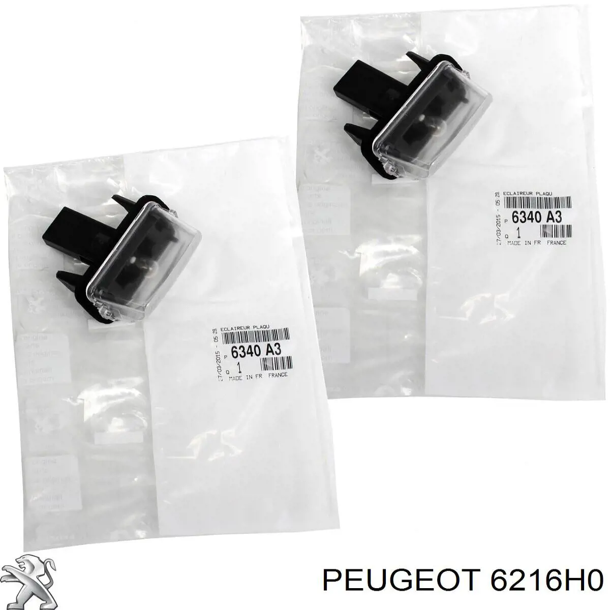 Лампа протитуманної фари Peugeot/Citroen 6216G0 ціна, від 14.25 USD