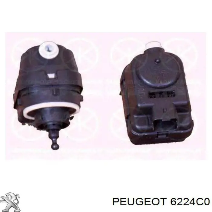 6224C0 Peugeot/Citroen коректор фари