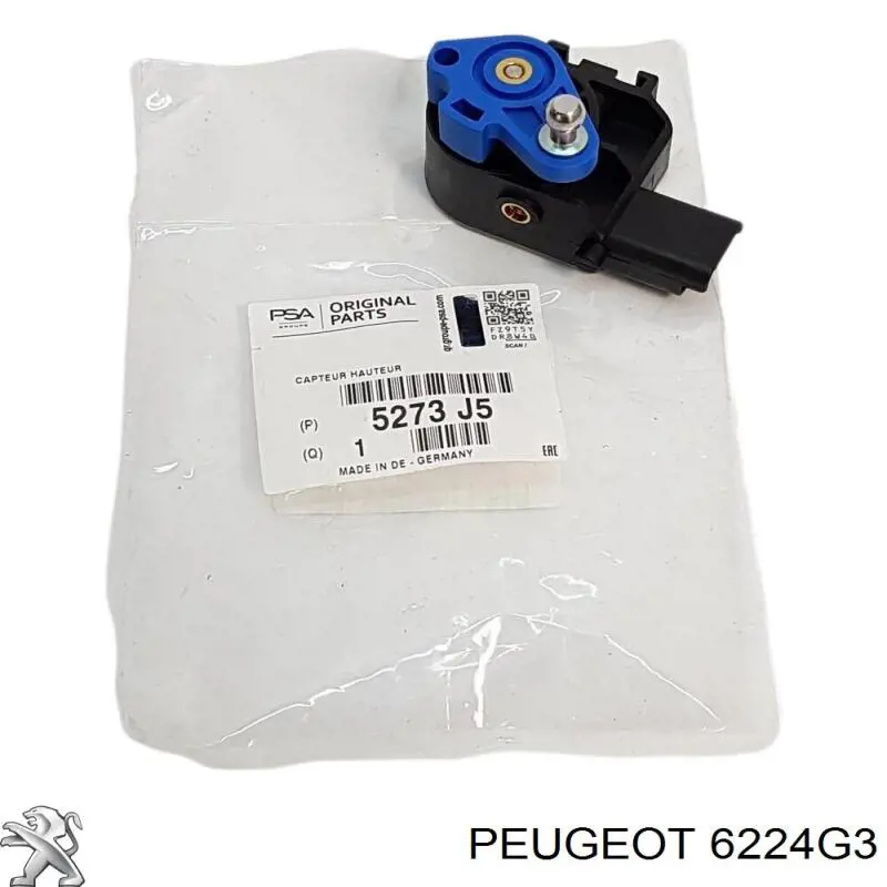 Купити 6224G3 Peugeot/Citroen Датчик рівня положення кузова, передній