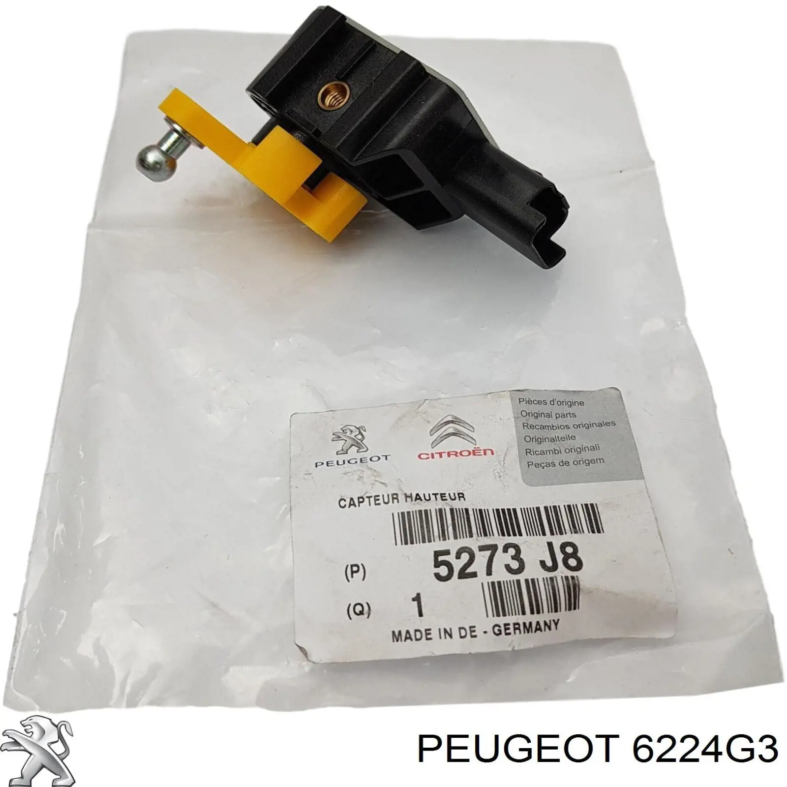 Датчик рівня положення кузова, передній 6224G3 Peugeot/Citroen