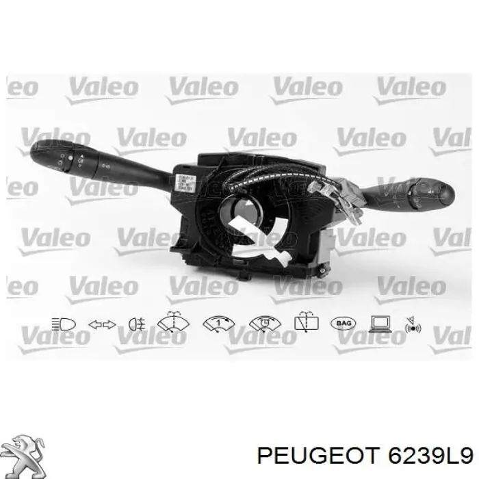 Перемикачі Peugeot/Citroen 6239L9 ціна, від 418.54 USD
