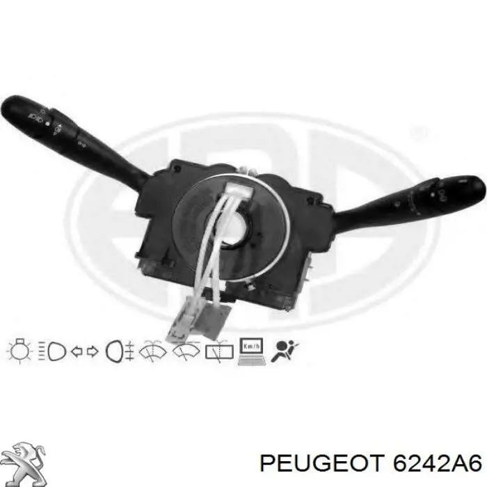 Перемикач підрульовий, правий Peugeot/Citroen 6242A6 ціна, від 309.41 USD