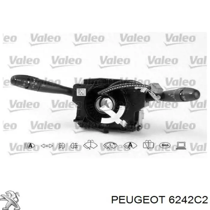Купити 6242C2 Peugeot/Citroen Підрульовий перемикач