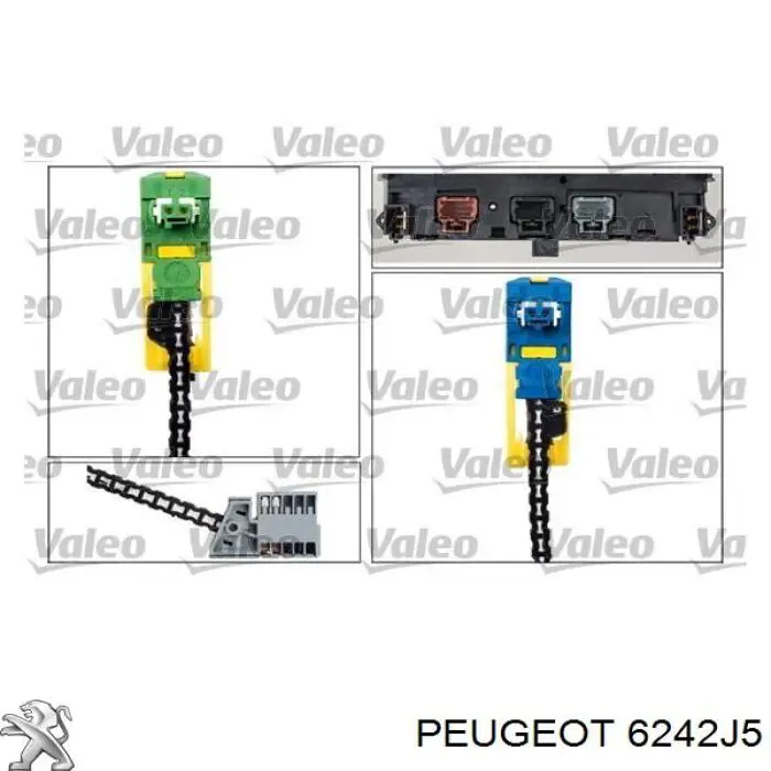 Купити 6242J5 Peugeot/Citroen Підрульовий перемикач