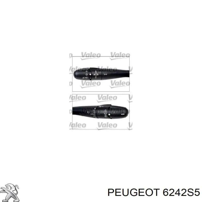 Купити 6242S5 Peugeot/Citroen Перемикач підрульовий, лівий