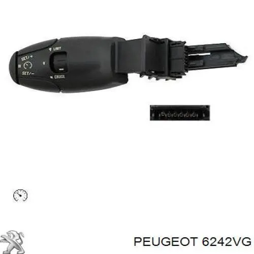 Перемикач підрульовий, лівий Peugeot/Citroen 6242VG ціна, від 16877.88 UAH