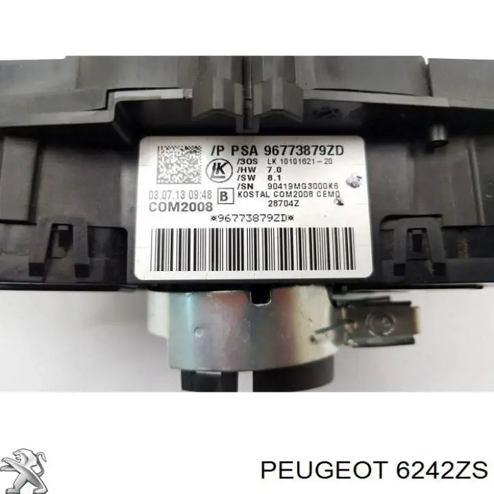 Перемикач круїз контролю Peugeot/Citroen 6242ZS ціна, від 25.73 USD