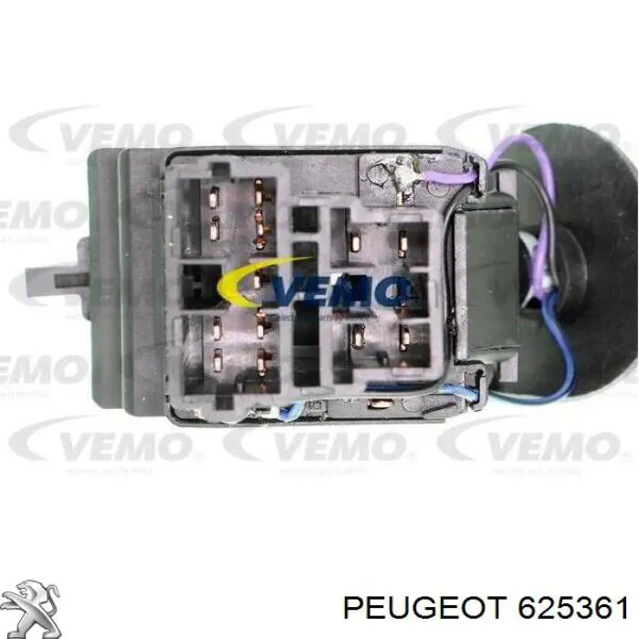 Перемикач підрульовий, лівий 625361 Peugeot/Citroen