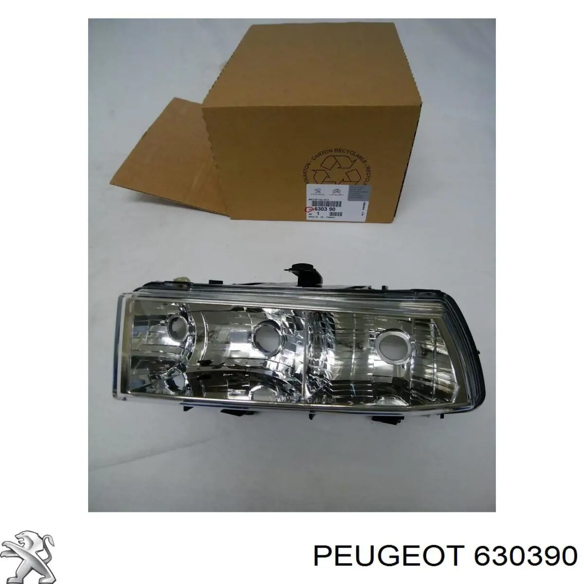 630390 Peugeot/Citroen Габарит-покажчик повороту в бампері, правий