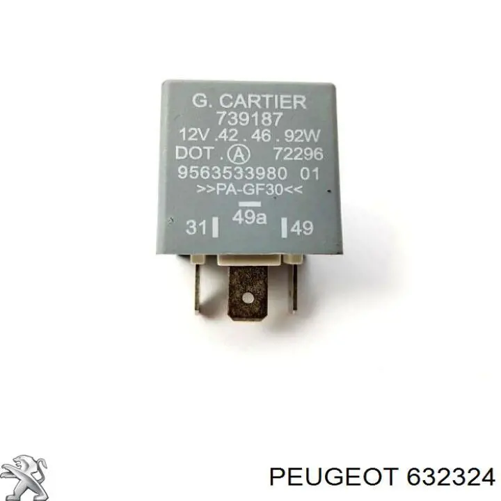 Автомобільні реле поворотів Peugeot/Citroen 632324 ціна, від 3.67 USD