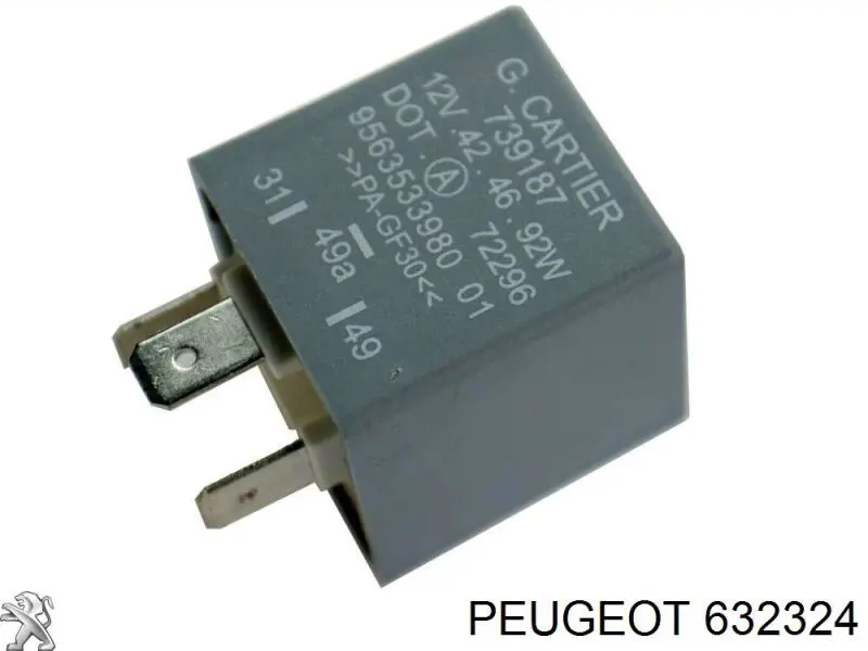 632324 Peugeot/Citroen Реле покажчиків поворотів