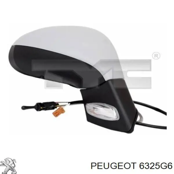 Купити 6325G6 Peugeot/Citroen Покажчик повороту дзеркала, правий