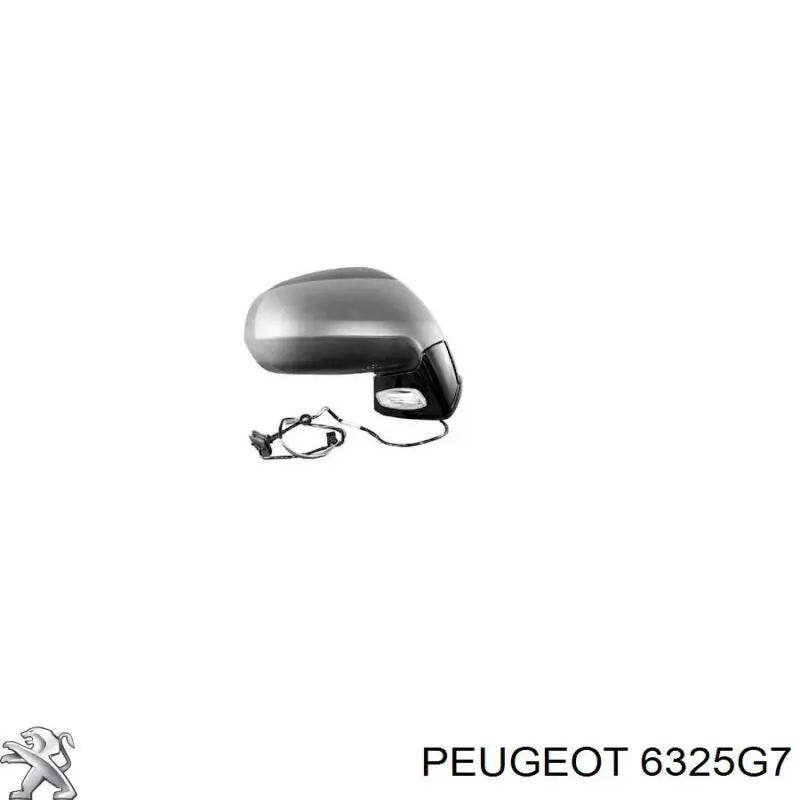 Ліхтар підсвічування дзеркала заднього виду Peugeot/Citroen 6325G7 ціна, від 15.95 USD
