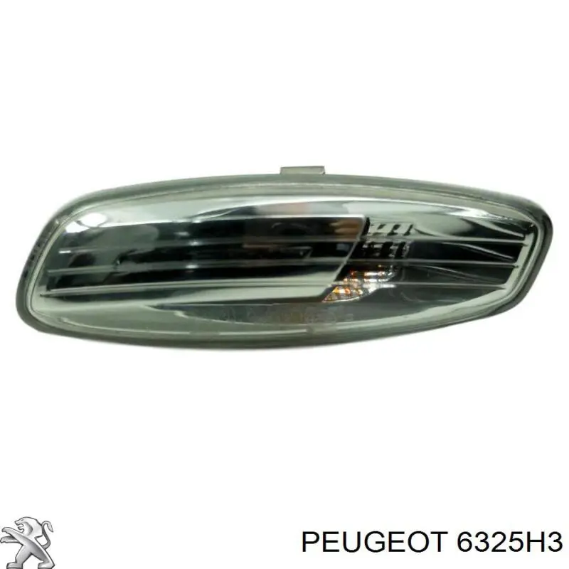 Покажчик повороту дзеркала, лівий Peugeot/Citroen 6325H3 ціна, від 5.37 USD